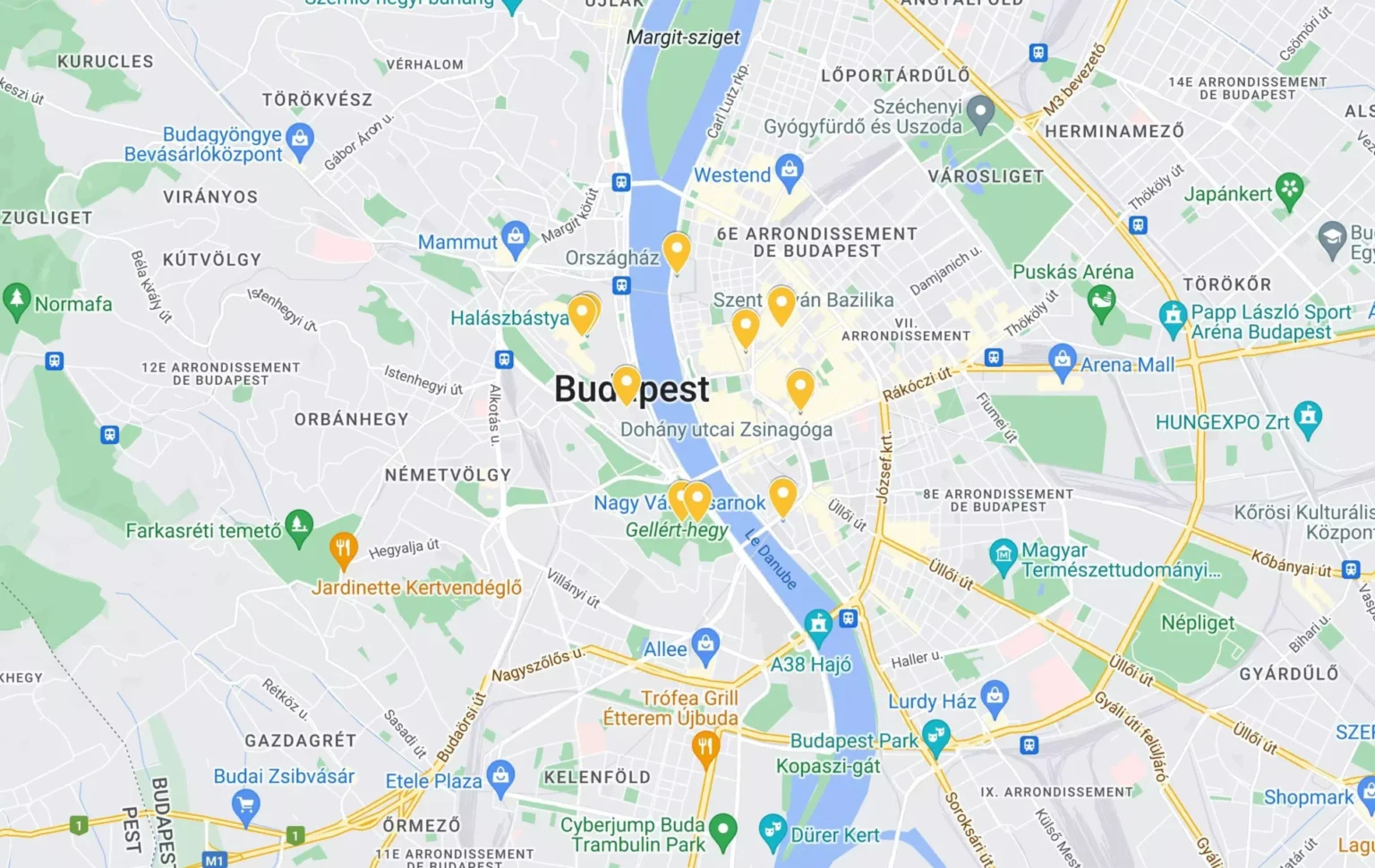 Carte Budapest