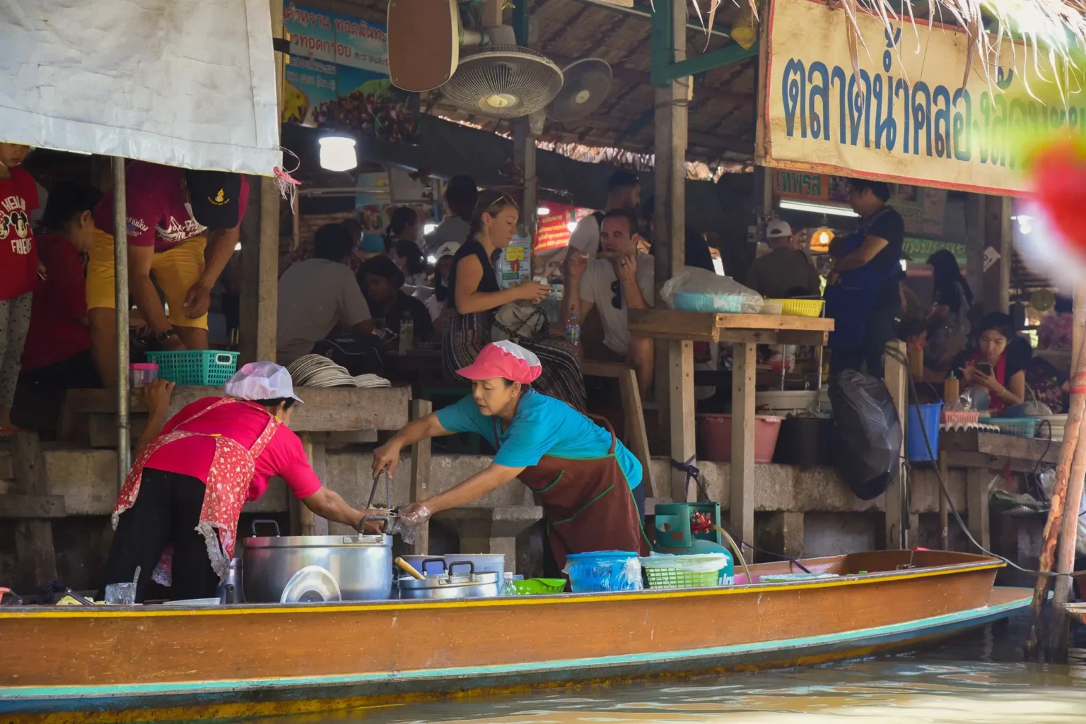 Marché flottant Bangkok