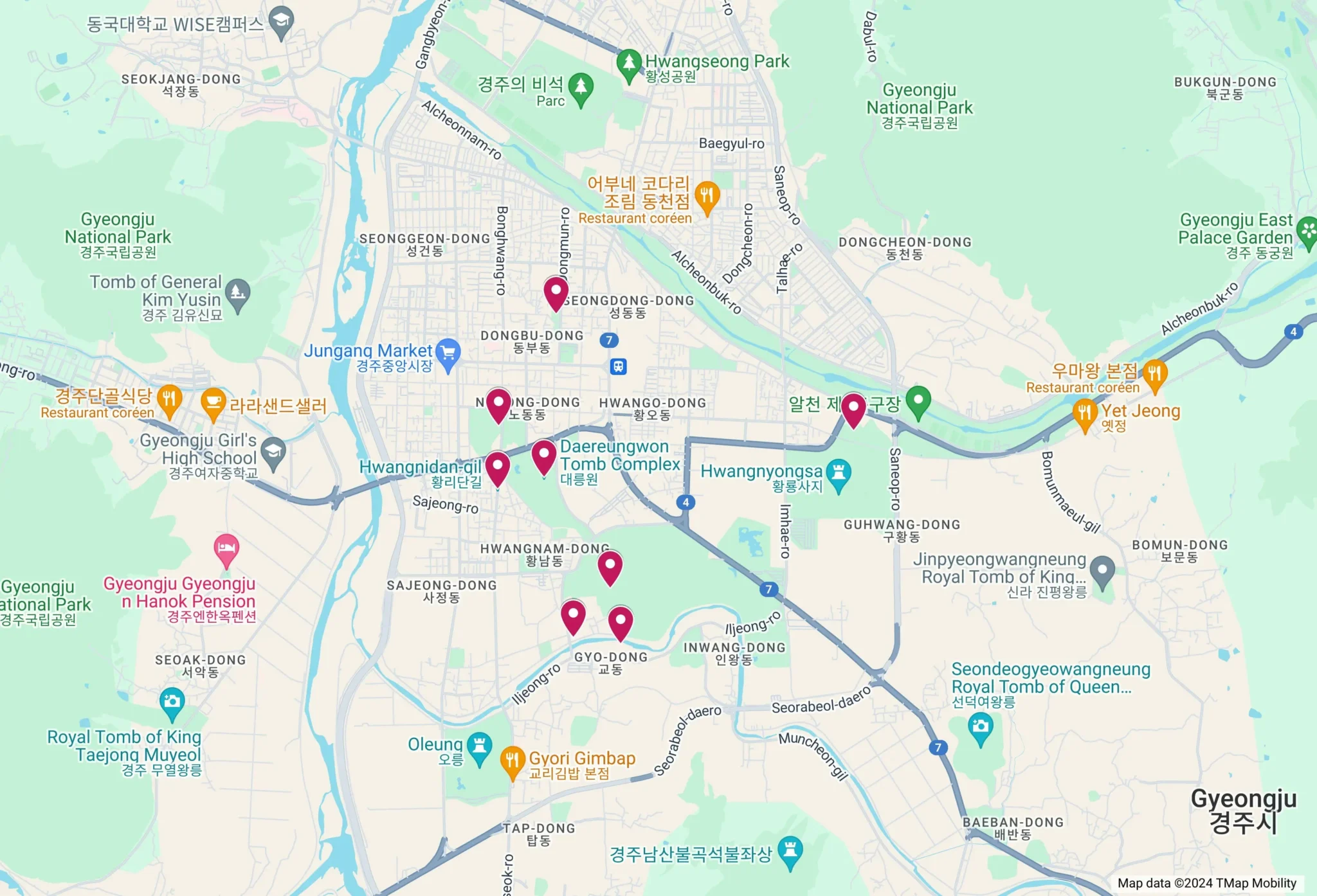 Carte visiter Gyeongju