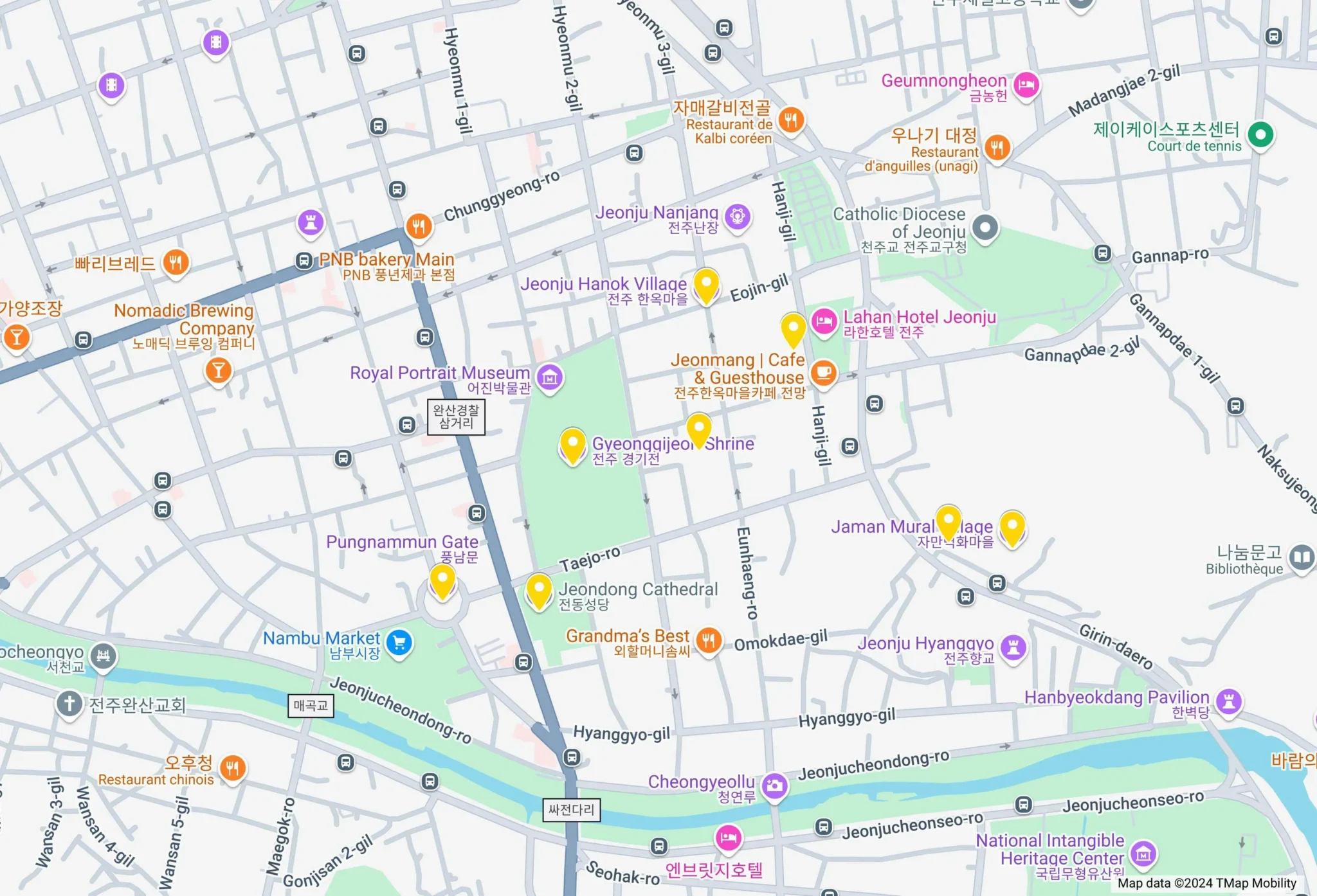 map jeonju